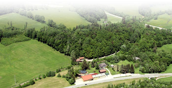 Luftaufnahme Landgasthof Schüller